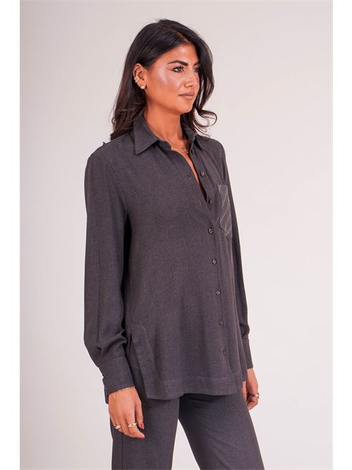 Camicia in viscosa GM by Gai Mattiolo | GM4175GRIGIO